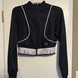 Gymshark crop zip from jacket . Excellent condition